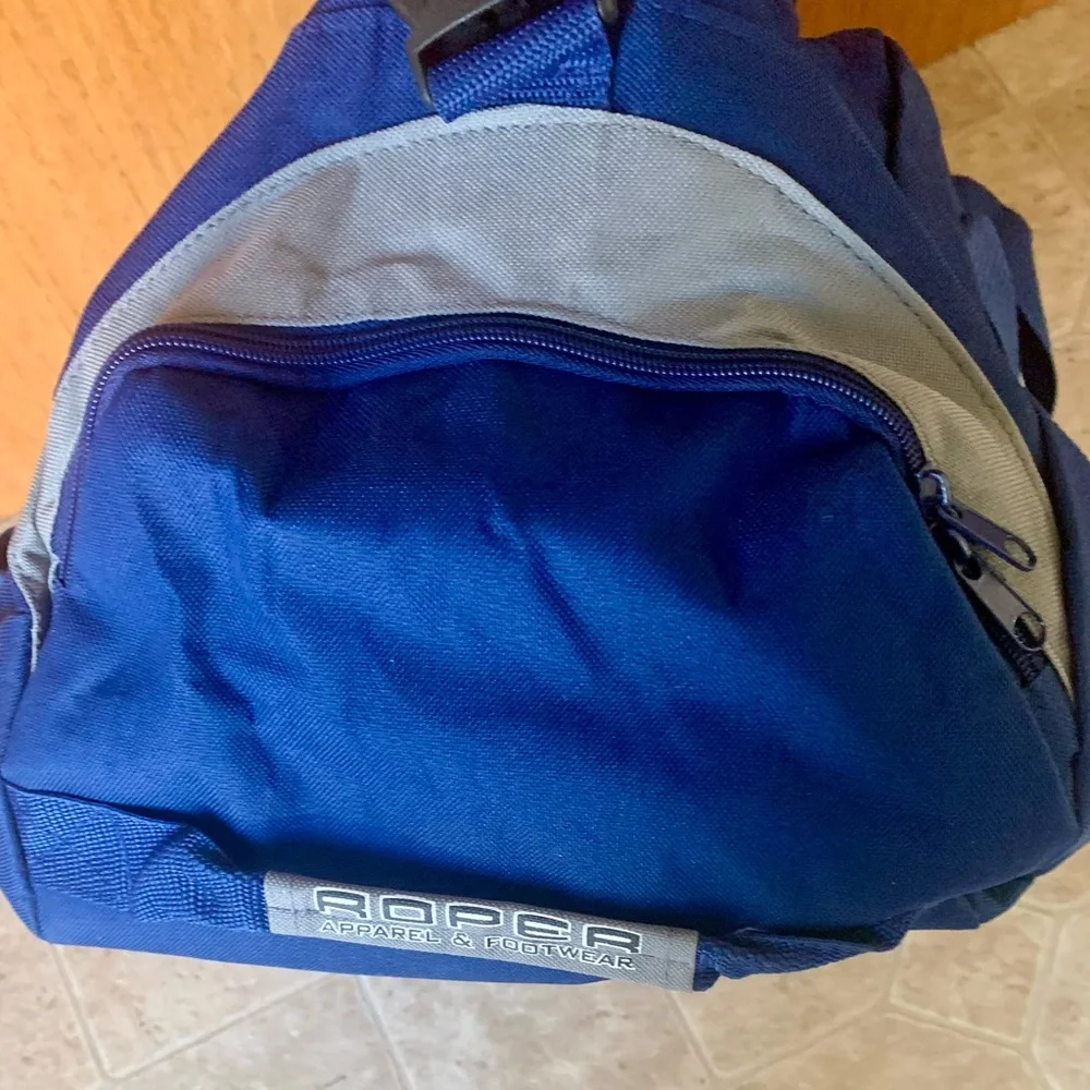 Roper Blue and Gray Men's Bag